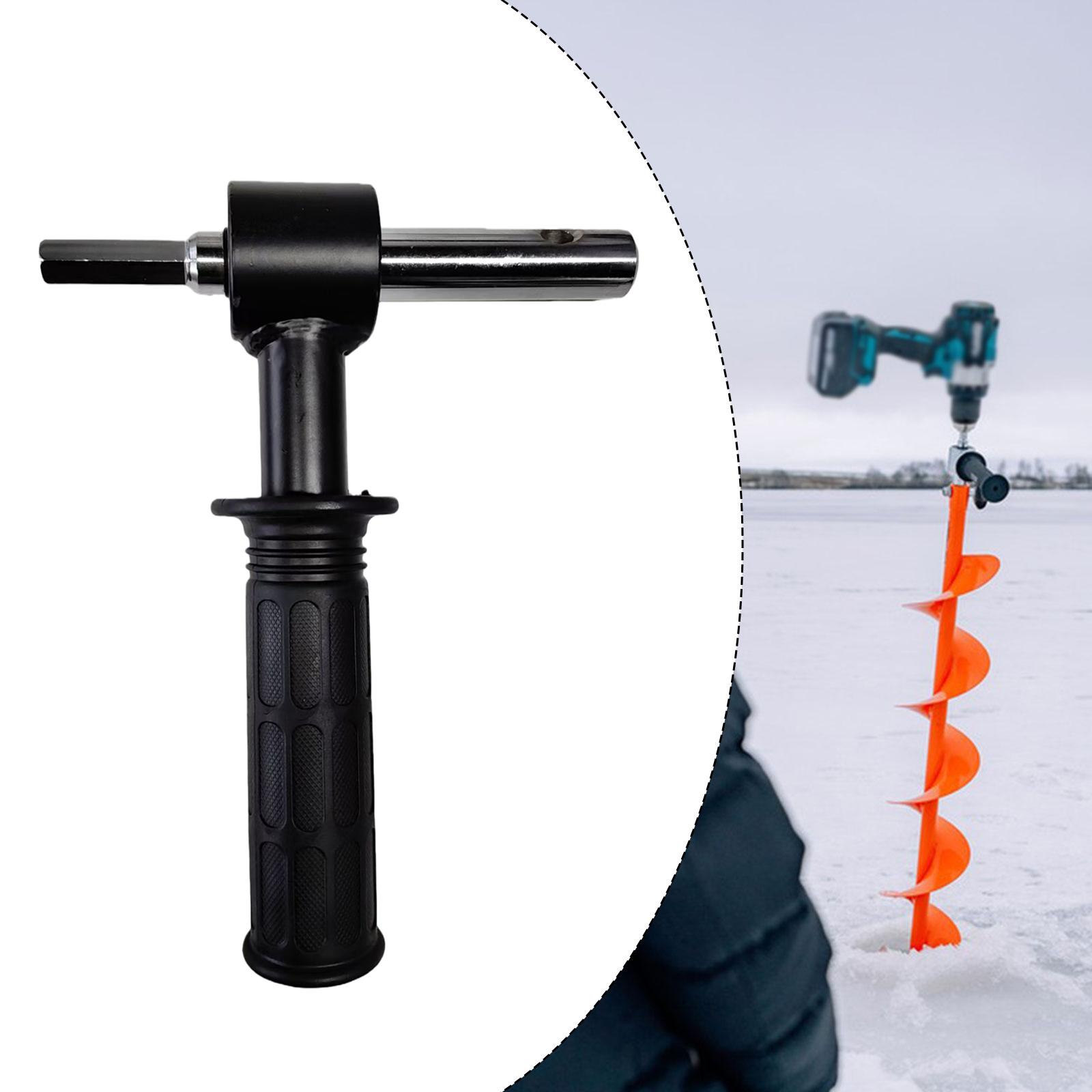 Auger Drill Attachment - Адаптер для ледяного шнека с ручкой,