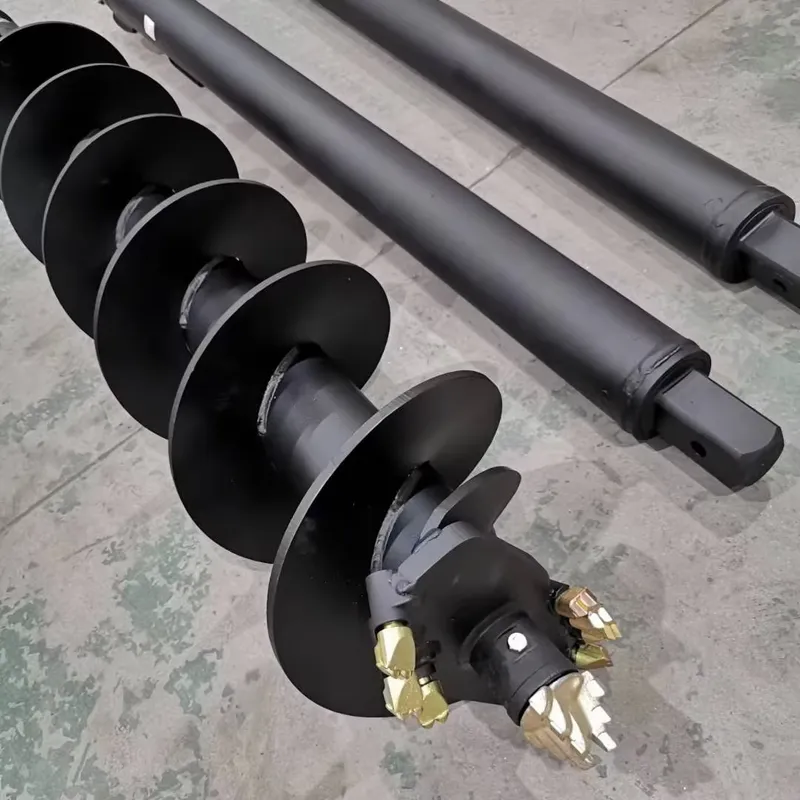 Auger Drill Attachment - Горячая распродажа: шнековый бур для мини-экскаватора