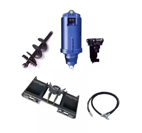Auger Drill Attachment - Мини-экскаваторы или мини-погрузчики с бортовым поворотом,
