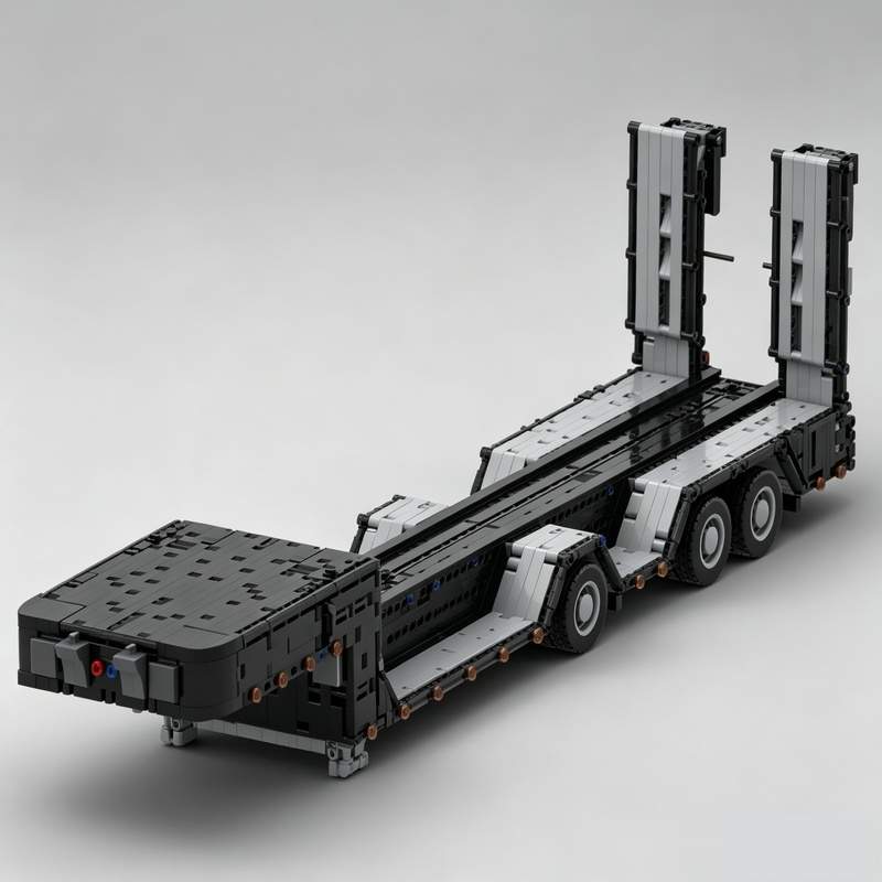 Heavy Equipment Certificate - 3931 Детали: Прицеп-платформа для перевозки тяжелой