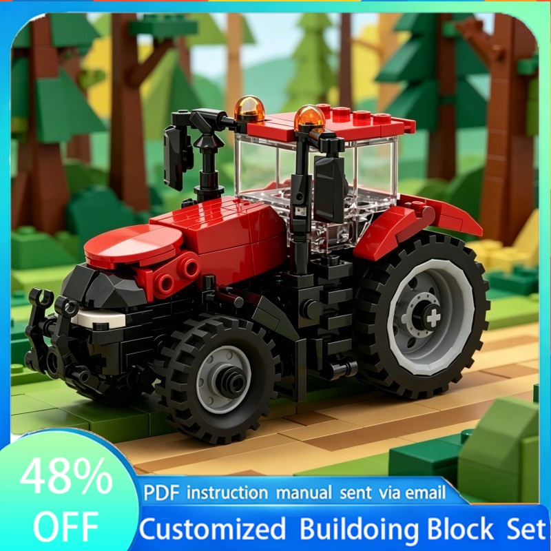 Heavy Equipment Certificate - 214 деталей: Гоночная техника MOC, модульный