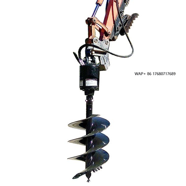 Auger Drill Attachment - Гидравлический земляной бур для экскаватора с