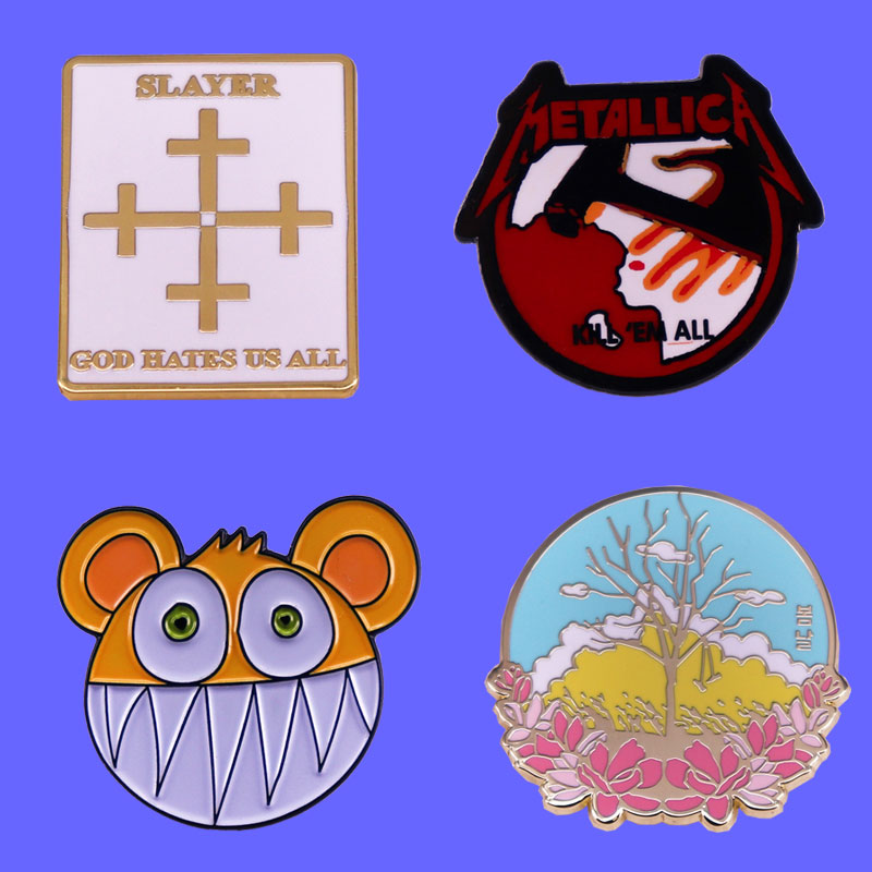Heavy Equipment Logo - Эмалированный металлический значок с логотипом группы