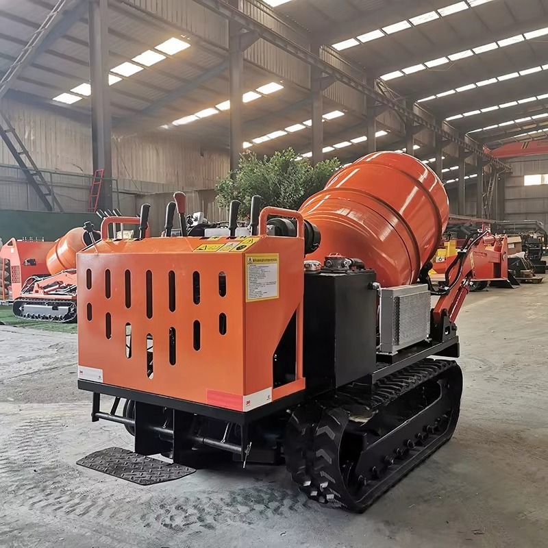 Самозагружающийся гусеничный б – обзор и цена Concrete Mixer Machine