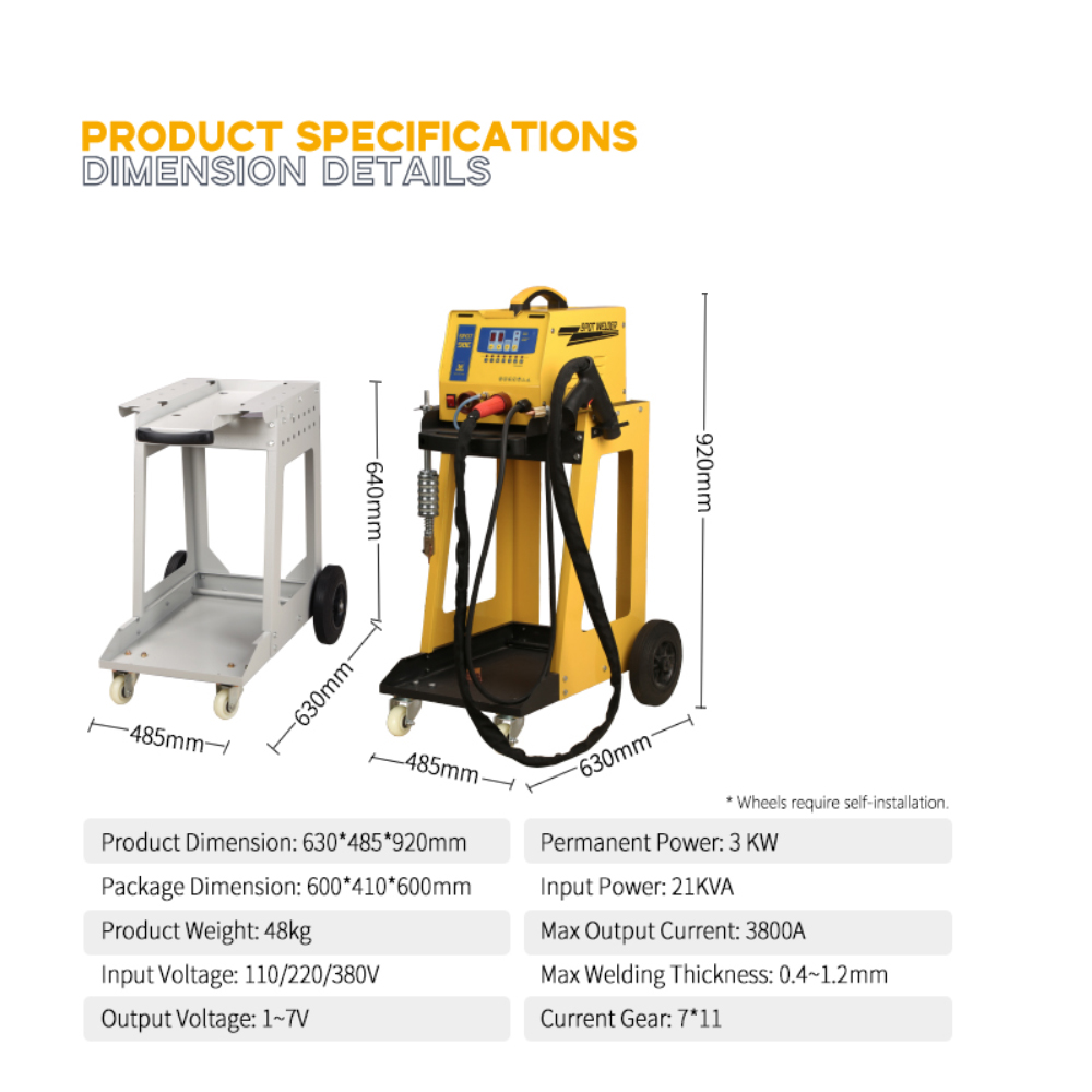 Мощный аппарат для точечной св – обзор и цена Heavy Equipment Welder