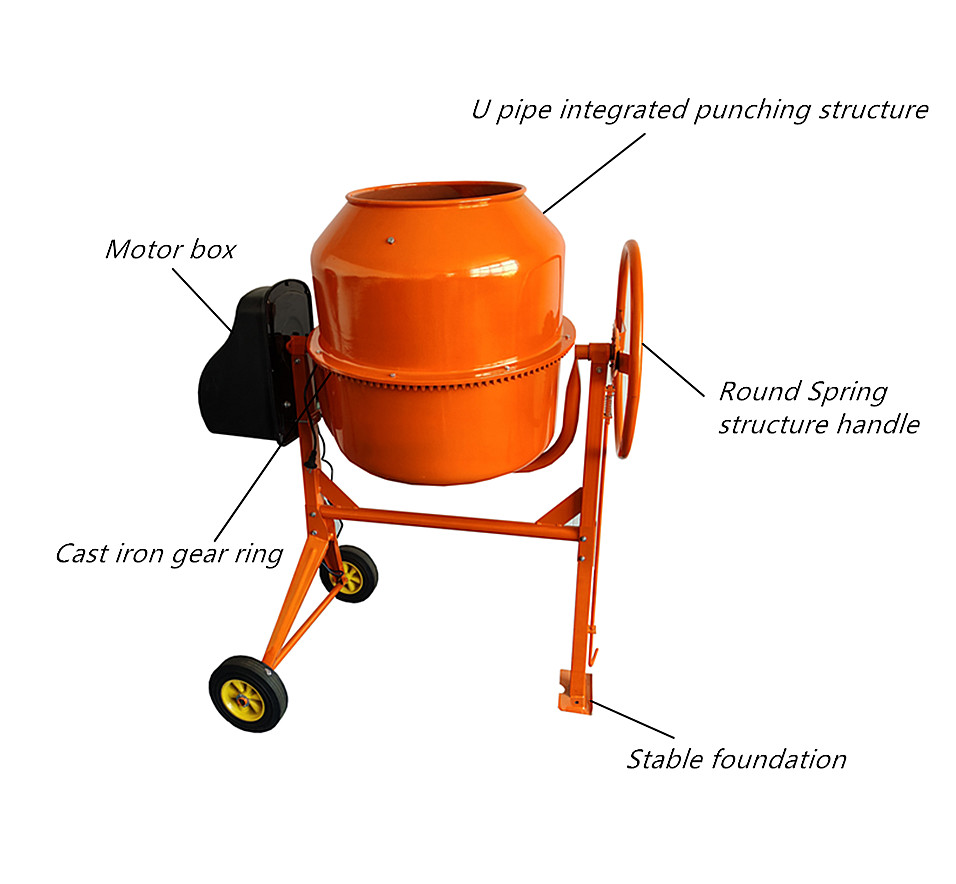 Бетоносмеситель / Электрически – обзор и цена Concrete Mixer Machine