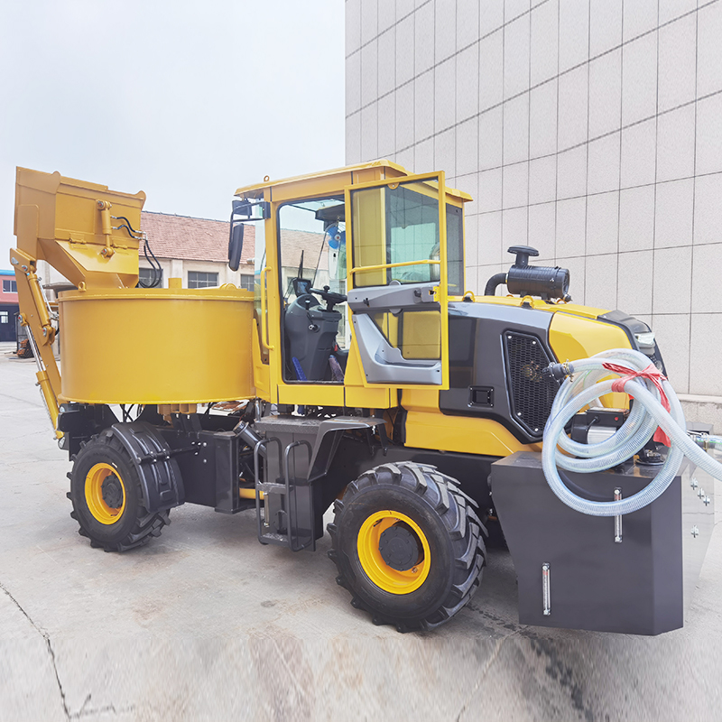 Мобильный самозагружающийся бе – обзор и цена Concrete Mixer Machine
