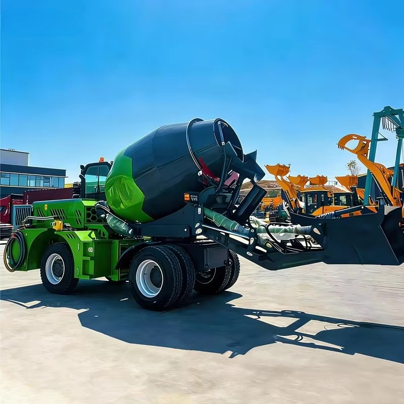 Самозагружающиеся бетоносмесит – обзор и цена Concrete Mixer Machine
