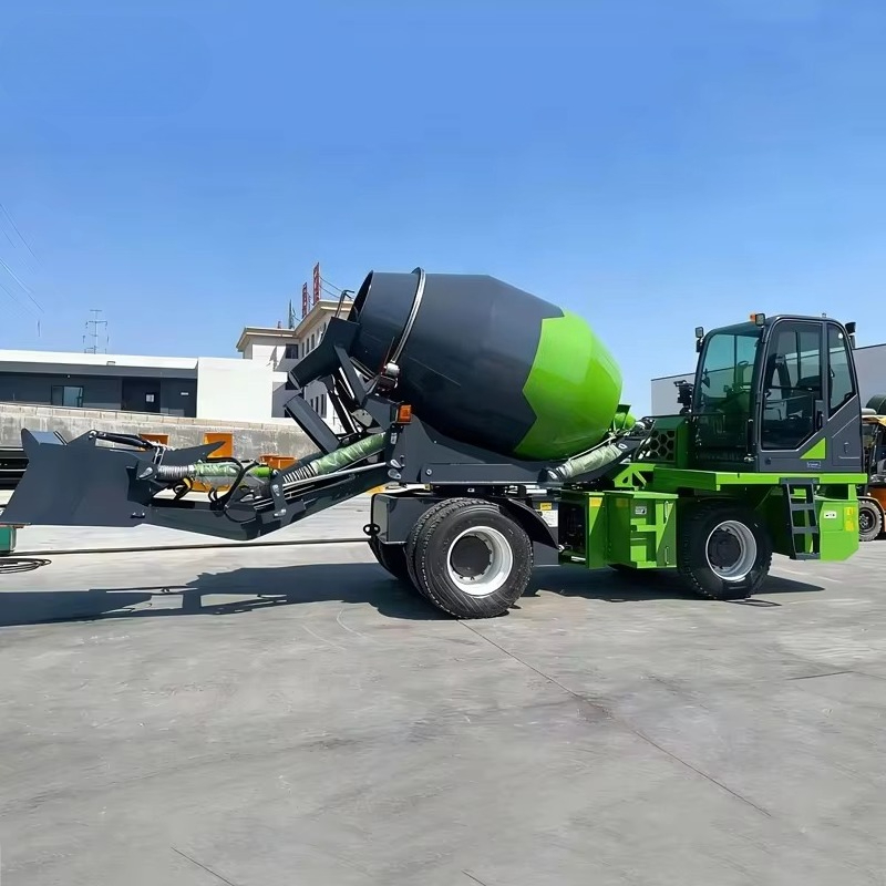Самозагружающиеся бетоносмесит – обзор и цена Concrete Mixer Machine