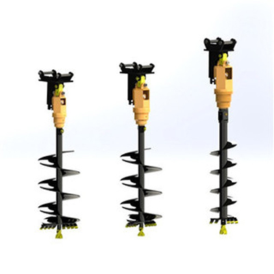Гидравлический земляной бур дл – обзор и цена Auger Drill Attachment