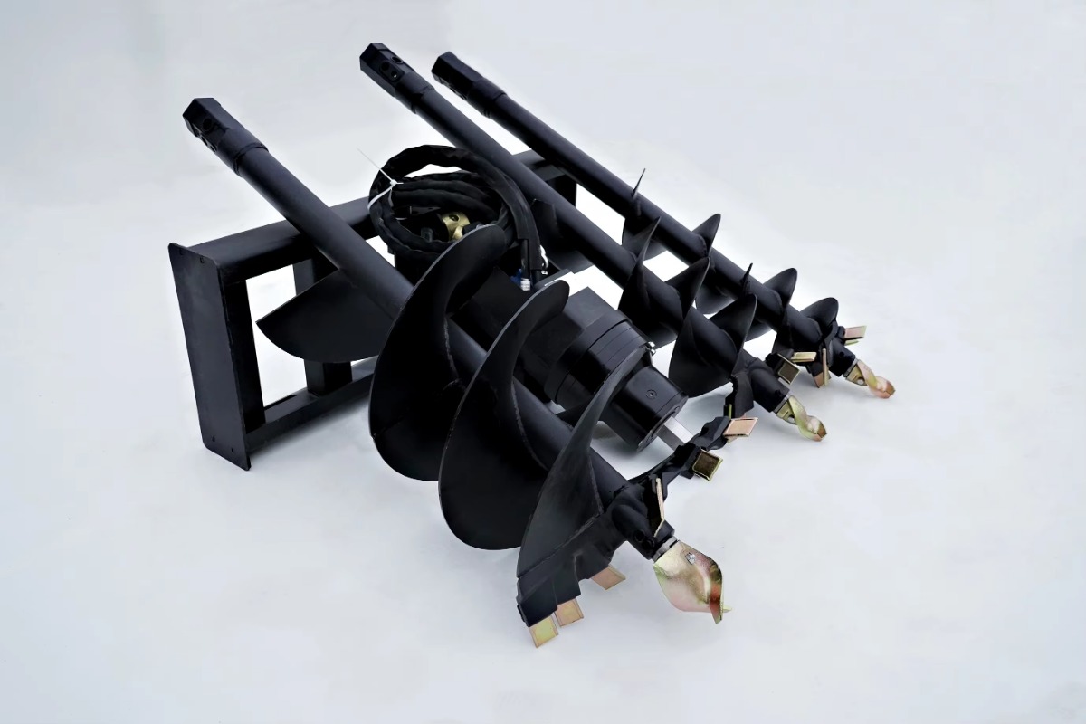 Тяжелый навесной шнековый бур  – обзор и цена Auger Drill Attachment