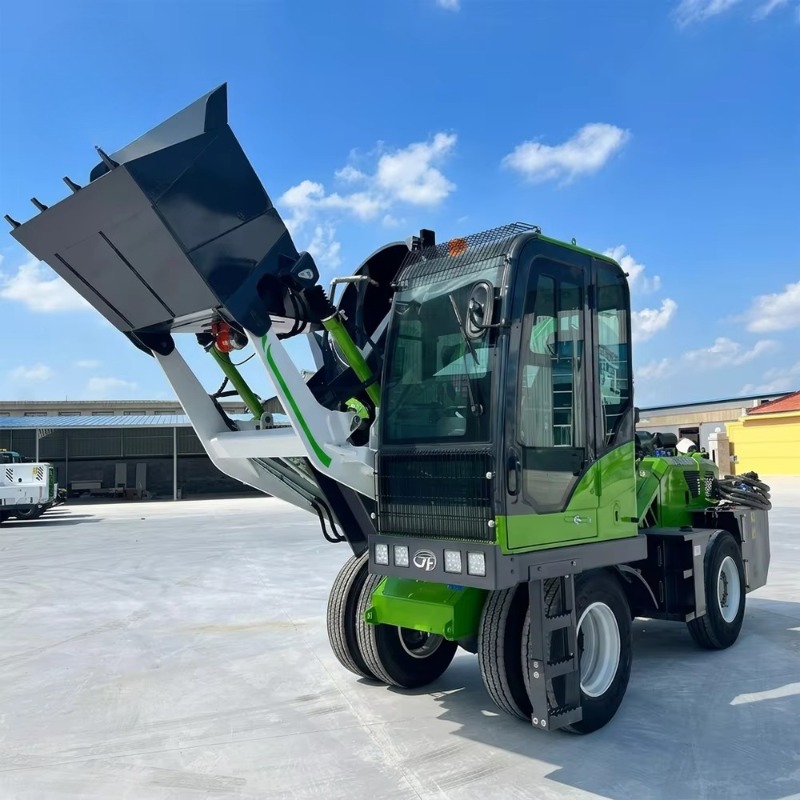 Самозагружаемый бетоносмесител – обзор и цена Concrete Mixer Machine
