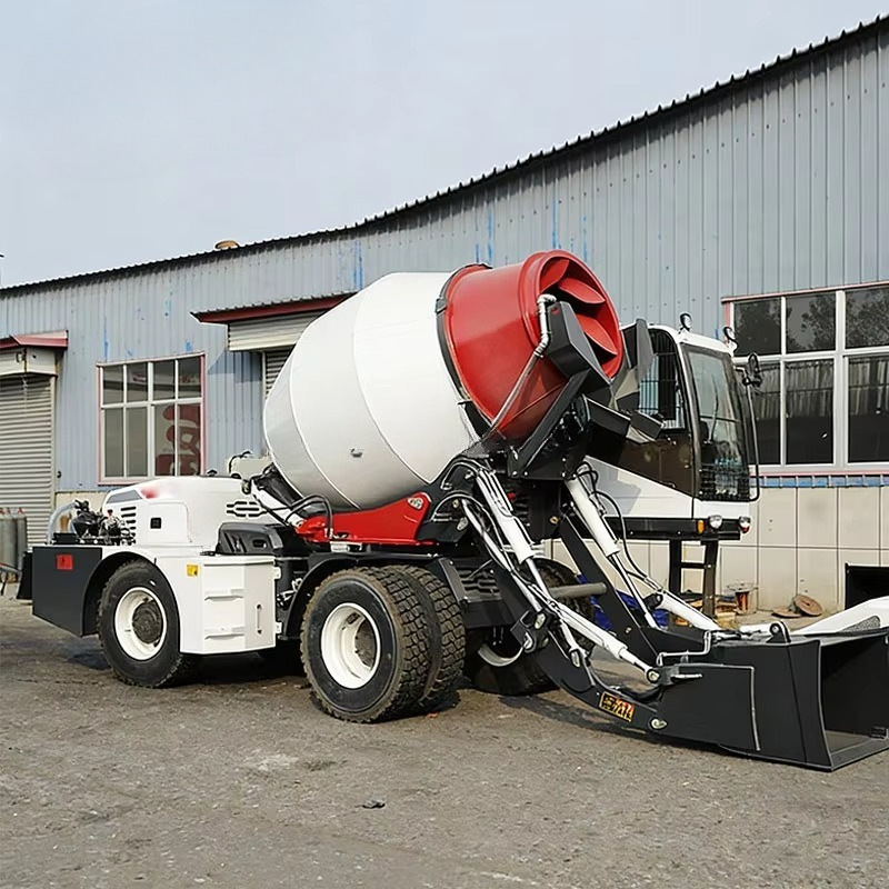 Самозагружаемый мобильный бето – обзор и цена Concrete Mixer Machine