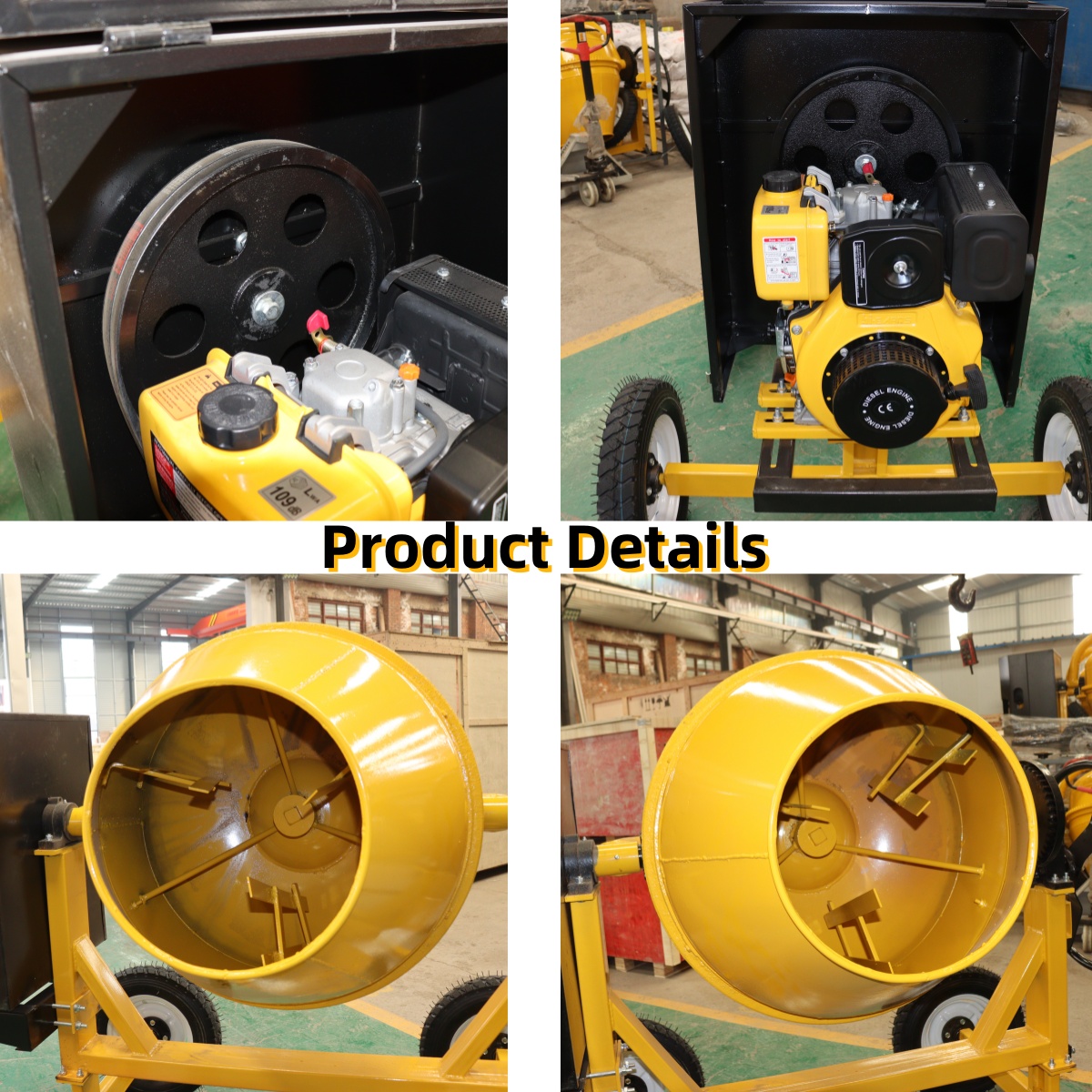 Высокоэффективный портативный  – обзор и цена Concrete Mixer Machine